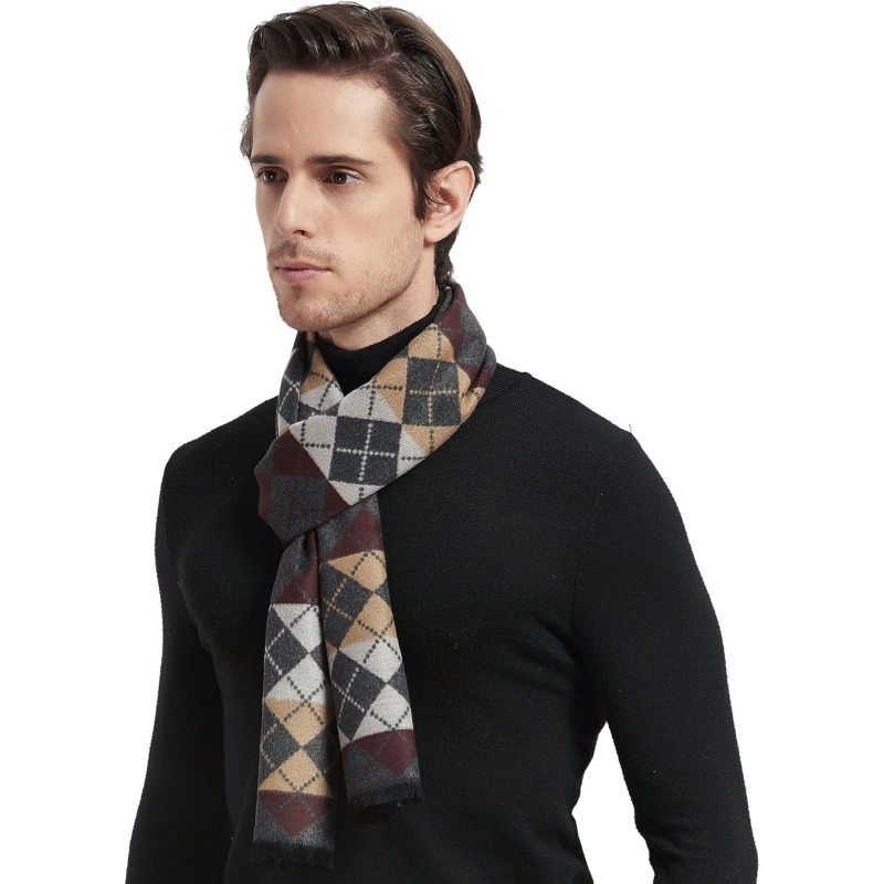 EP Mode Men's Winter Scarf, Cashmere Feel, Super Soft & Warm - Image 3